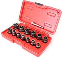 Экстракторы WIEDERKRAFT для болтов и гаек с адаптером, набор 8-19 мм WDK-65482