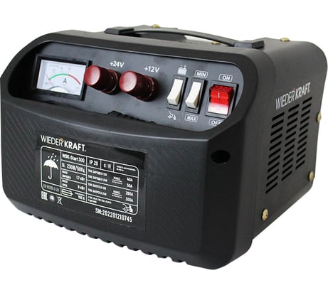 Пуско-зарядное устройство WIEDERKRAFT 12/24 в, 300а WDK-Start300