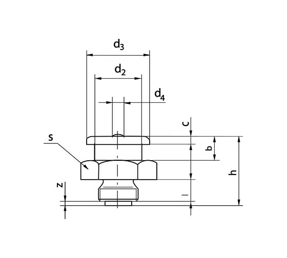 Пресс-масленка ЦКИ M1 DIN3404 M16x1.5 Ц 5 шт. 54190