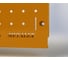 Металлическая перфопанель ООО Металекс Metalex 500x500 мм, оранжевая PRO5050 2