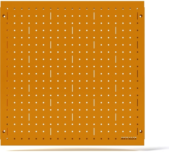 Металлическая перфопанель ООО Металекс Metalex 800x800 мм, оранжевая PRO8080