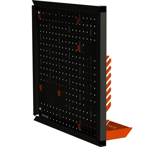 Металлическая перфопанель ООО Металекс Metalex 700x700 мм, черная, с комплектом аксессуаров PRCHA7070