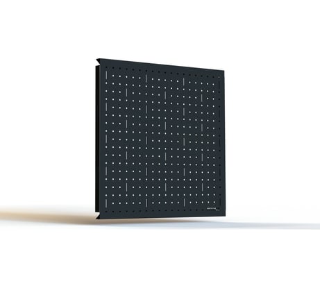 Металлическая перфопанель ООО Металекс Metalex 400x400 серая PRS4040