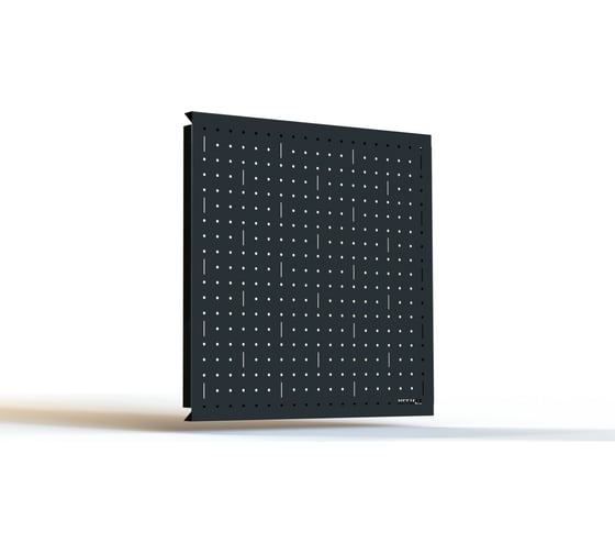 Металлическая перфопанель ООО Металекс Metalex 600x600 серая PRS6060