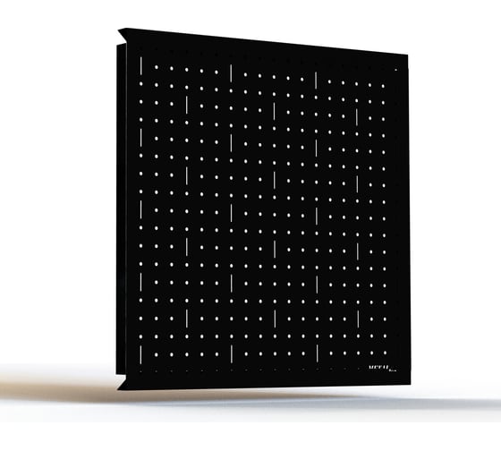 Металлическая перфопанель ООО Металекс Metalex 400x400 чёрная PRCH4040