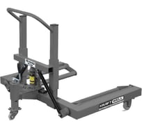 Гидравлическая тележка KraftWell г/п 500 кг, для снятия колес грузовых автомобилей KRW-WD5