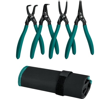 Набор съемников стопорных колец KRAFTOOL 4 шт., 180 мм 22812-H4