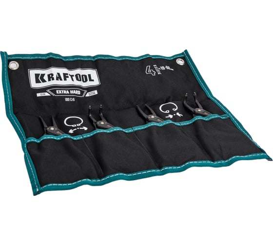 Набор съемников стопорных колец KRAFTOOL 4 шт., 180 мм 22812-H4
