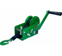 Лебедка ручная барабанная HITCH HW 900 кг лента 10 м SZ073177