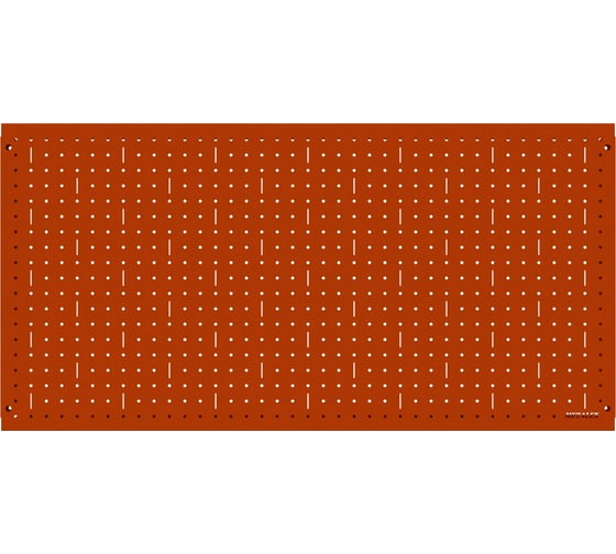 Металлическая перфопанель ООО Металекс Metalex 600x1200 оранжевая PRO60120