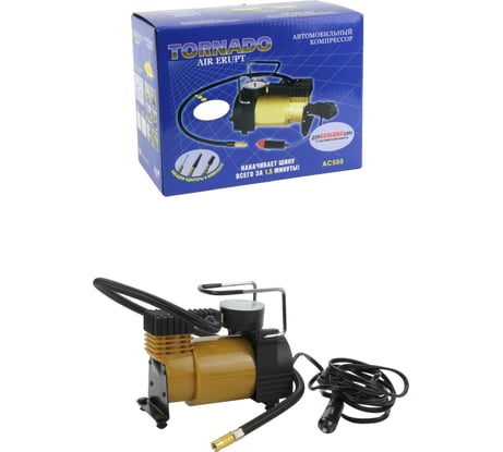 Компрессор Nova Bright tornado аc-580, 30 л/мин, 150 psi, 12 В 39909