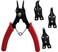 Съемник стопорных колец AE&T со сменными носами 4 шт., 6" TA-H1035