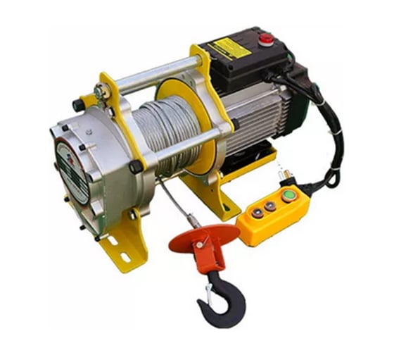 Лебедка TOR CD-300/600-A KCD-300/600 kg, 380 В с канатом 60 м алюминиевый корпус 1023998 1