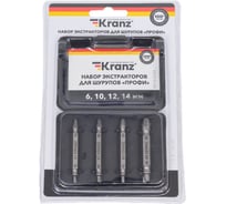 Набор экстракторов для шурупов KRANZ профи KR-12-6703