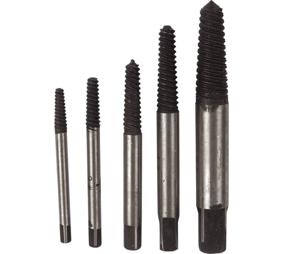 Набор экстракторов для шурупов KRANZ № 2 KR-12-6702
