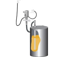 Пневматический комплект для масла SAMOA для бочек 205 л с насосом PM35 8:1, монтаж на стену 539830