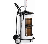 Мобильный пневматический солидолонагнетатель SAMOA с насосом PM3 с тележкой для бочек 50 кг, след. пласт. 425150.002