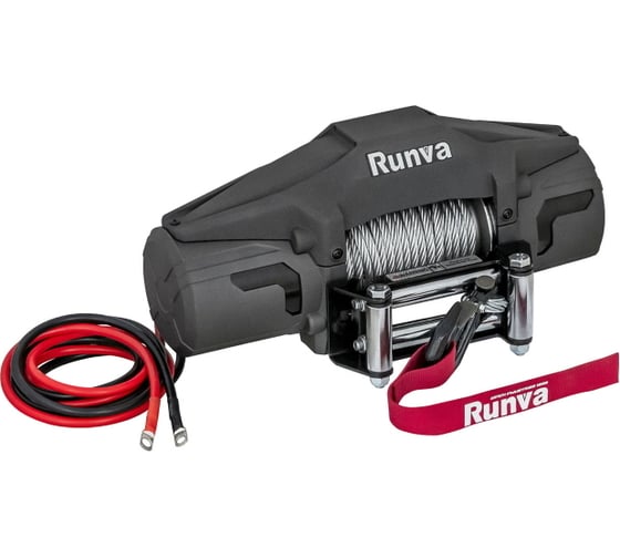 Электрическая лебёдка Runva 12V 6000 lbs 2722 кг стальной трос EWV6000F