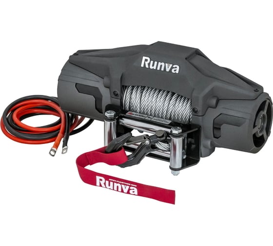 Электрическая лебёдка Runva 12V 6000 lbs 2722 кг стальной трос EWV6000F