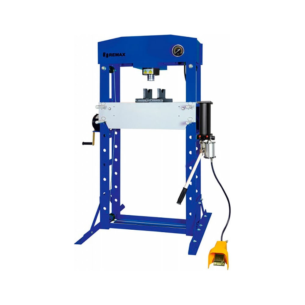 Гидравлический пресс Rossvik 50т напольный, ручной/пневматический ...