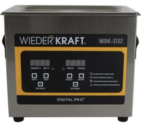 Ультразвуковая ванна WIEDERKRAFT (мойка) с подогревом 3,2 литра WDK-3132
