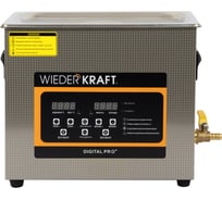 Ультразвуковая ванна WIEDERKRAFT мойка с подогревом 6,5 литров WDK-3165