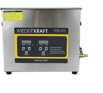 Ультразвуковая ванна WIEDERKRAFT (мойка) с подогревом 6,5 литров WDK-3165