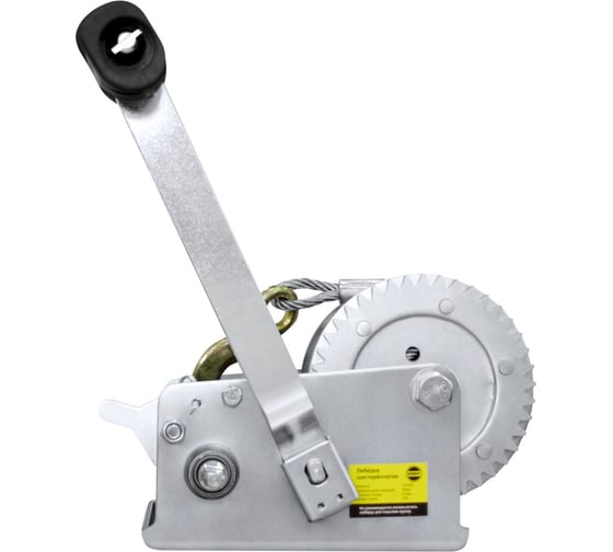 Лебедка ручная двухскоростная OCALIFT 1100кг 10м канатная барабанная kc110010