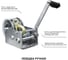 Лебедка ручная двухскоростная OCALIFT 1100кг 20м канатная барабанная kc110020 4