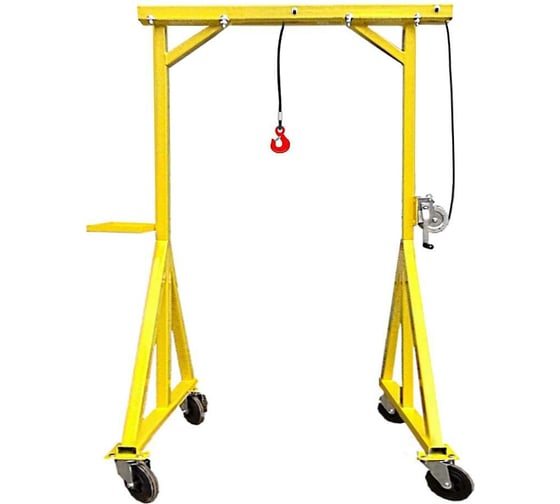 Мини МПУ OCALIFT 500 кг с ручной лебедкой mpu500