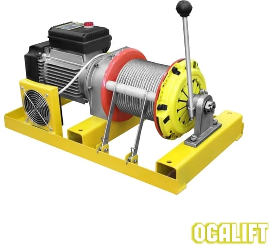 Лебёдка строительная OCALIFT TSA-CL 300/600кг 60м 220в свободный спуск (алюминиевый корпус) tsacl30060m220