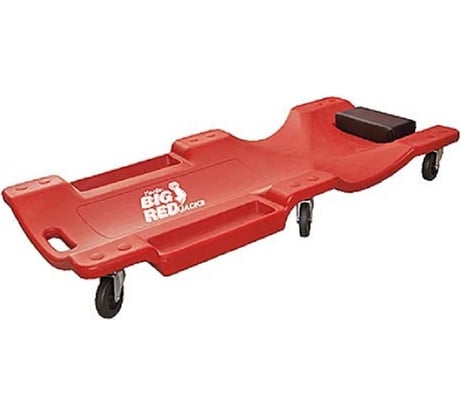 Подкатной пластиковый лежак для ремонтных работ Torin 6 колес TRH6802-2