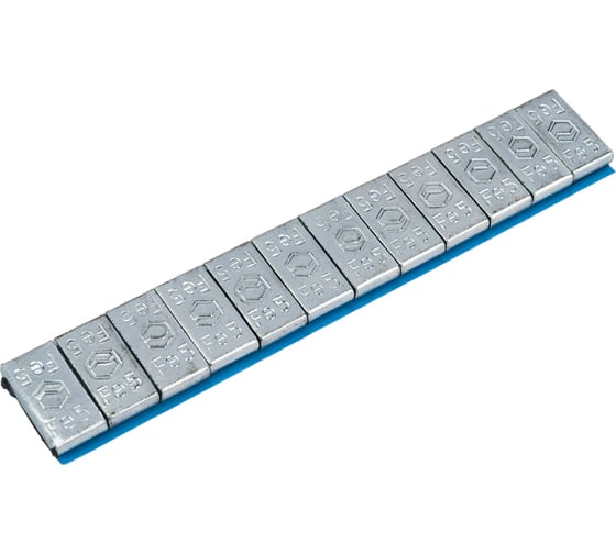 Самоклеящиеся грузики ТЕМП 5гх12 упаковка 50 шт. EM11 BLUE