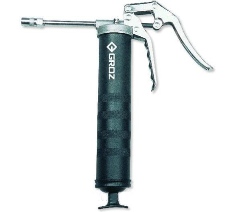 Шприц пистолетного типа со стальной трубкой и насадкой 100мм GROZ GR43050 - G5R/PRO/B
