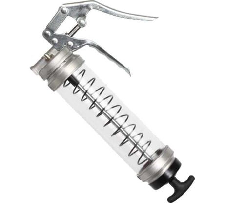 Шприц пистолетного типа со стальной трубкой 100 мм и насадкой GROZ GR46920 - G5RF/B-CL