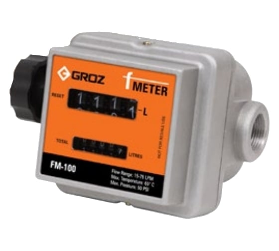 Счетчик механический FM-100/0-1/BSP для топлива GROZ GR45683 1