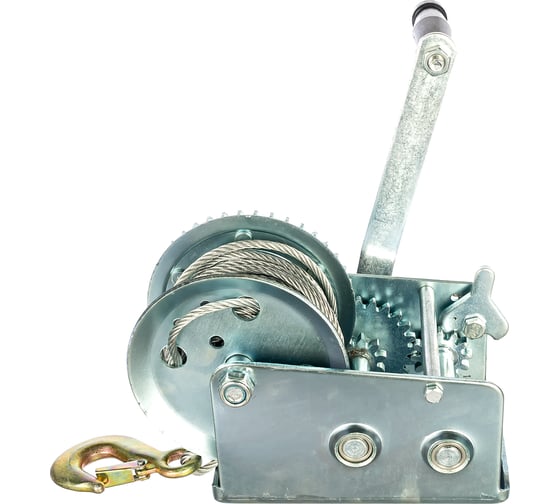 Ручная барабанная лебедка TOR TOR ЛФ-2500 (FD) г/п 1,0 т, длина троса 10 м 11311