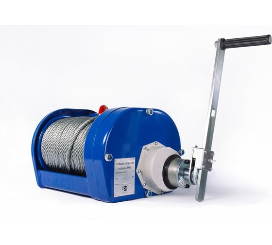Ручная барабанная лебедка TOR ЛТ-3 (JHW) г/п 3,0 т, длина троса 40 м 11331