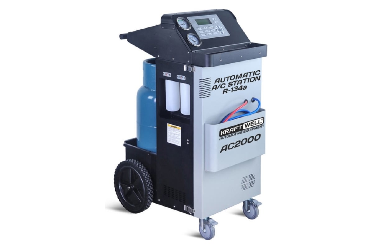 Установка для заправки автомобильных кондиционеров KraftWell ...