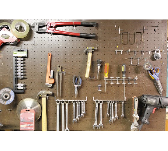Крючки двойные 5 см для перфопанелей (4 шт.) AVVA PH806A