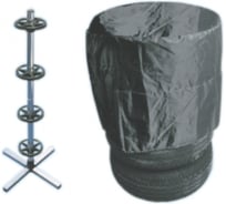 Стойка для хранения колес с чехлом ESSE RC-2828D