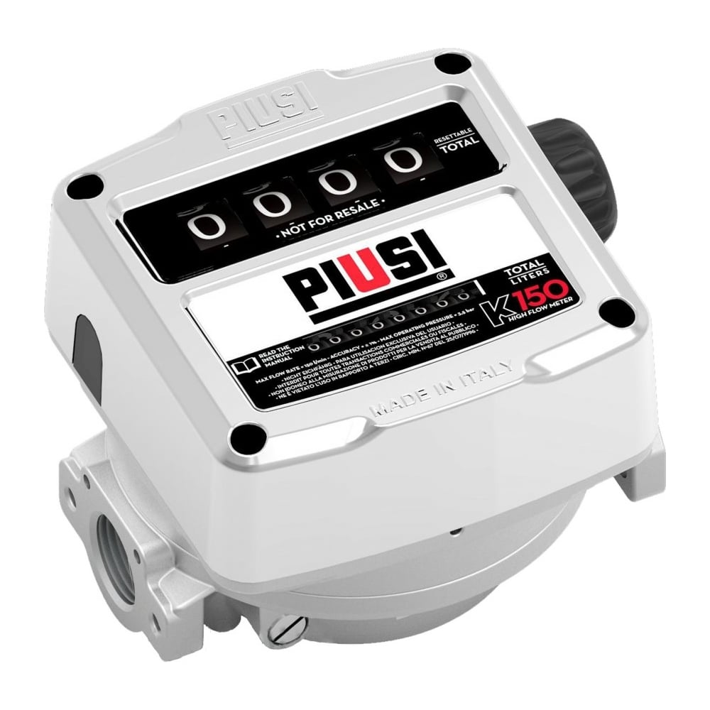 4-х разрядный механический счетчик для бензина PIUSI 25-150 л/мин K150 ...