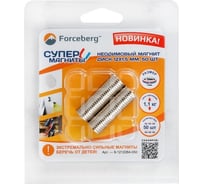 Неодимовый магнит-диск Forceberg 12x1.5 мм, 50 шт. 9-1212264-050 25785237