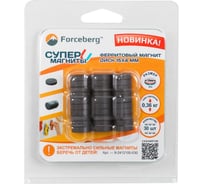 Ферритовый магнит-диск Forceberg 15x4 мм, 30 шт. 9-2412100-030 25784457