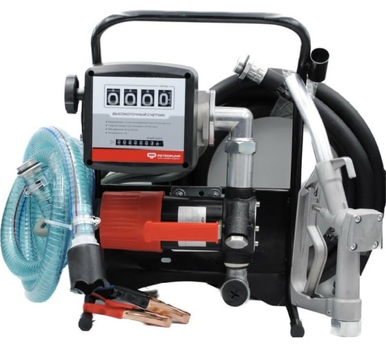 Переносной комплект для ДТ и керосина Petropump DCTP60ST 24 В, мех. пист. PP330004