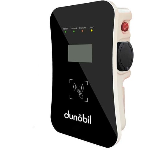 Зарядная станция в настенном/на стойке исполнении Dunobil Power Heim Schwarz Serie 3-phase 22kW 32A Socket. 3 Фазы 380 Вольт, 22kW, 32А Type 2 Розетка DBA55AS