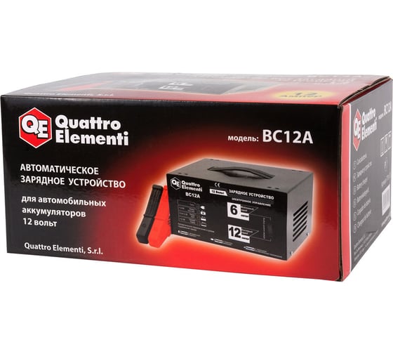 Автоматическое зарядное устройство QUATTRO ELEMENTI BC12A 770-131