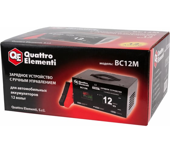 Зарядное устройство QUATTRO ELEMENTI BC12M 770-094