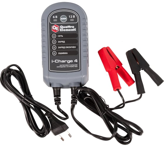Зарядное устройство QUATTRO ELEMENTI i-Charge 4 полный автомат 771-688