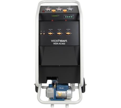 Установка для заправки автомобильных кондиционеров WIEDERKRAFT ручная WDK-AC400